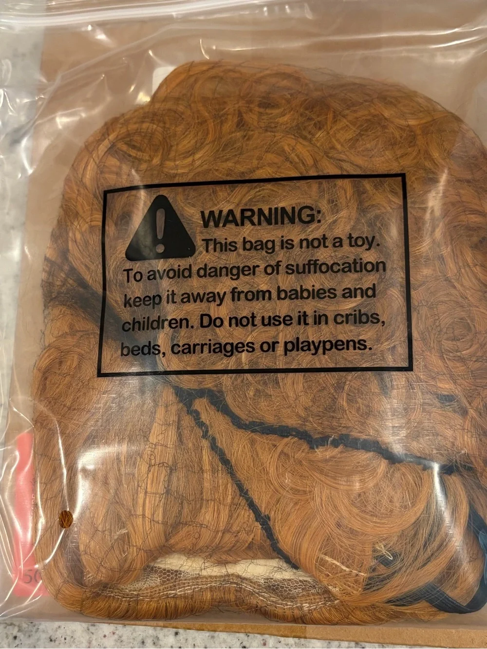 NWT Curly Ginger 8